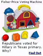 About 9% of those questioned in the exit polling admitted to being Republicans, and they voted for Hillary Clinton, causing her to win by a narrow margin. Why did they do it? Click to find out.